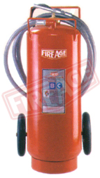Dry Chemical Powder Fire Extinguisher Trolley Mounted