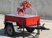 Water Cum Foam Monitor Mounted On Trolley / Trailer