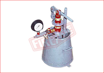 Manually Operated Hydraulic Pressure Testing Machine